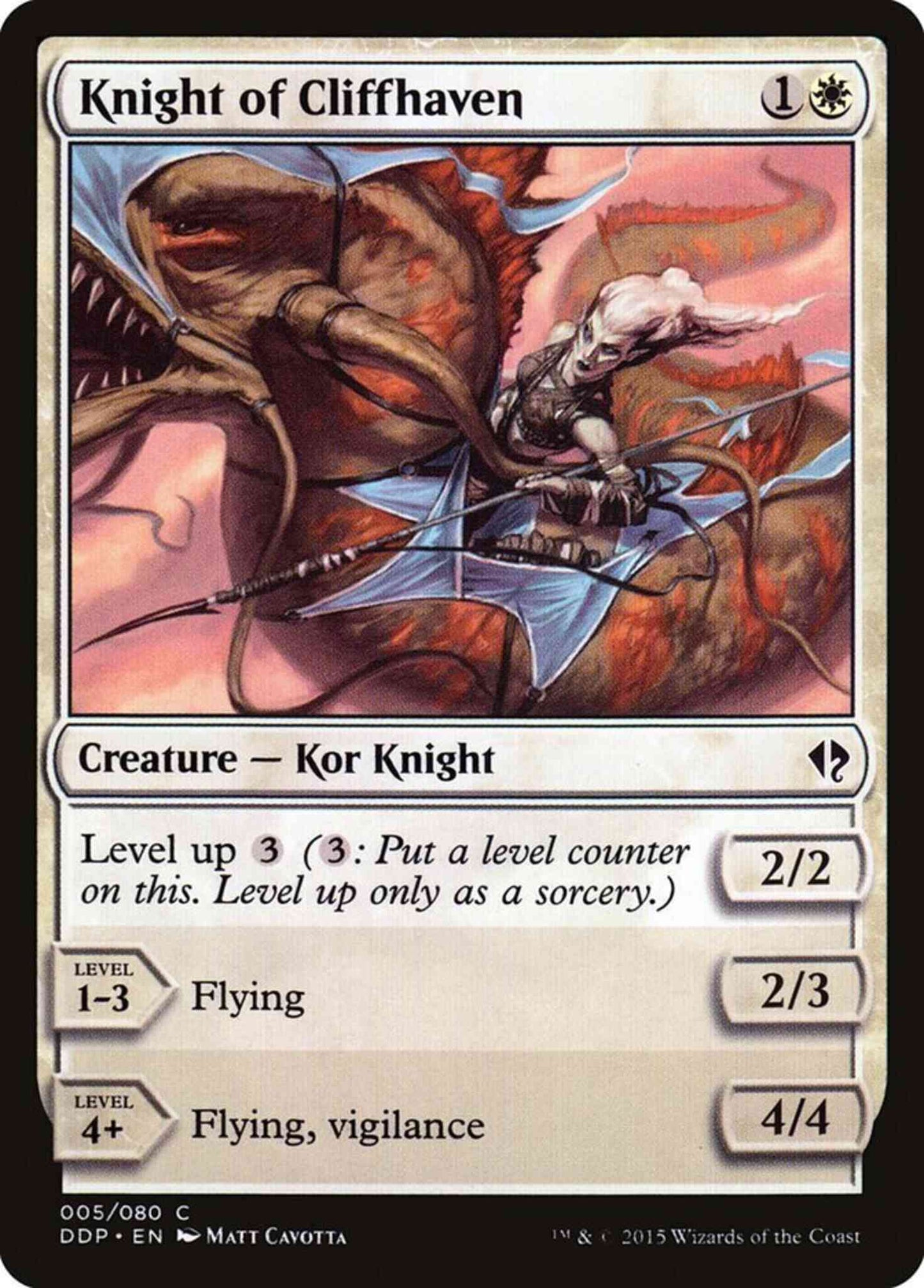 Knight of Cliffhaven [5] [Duel Decks Zendikar vs Eldrazi] [Non-Foil]