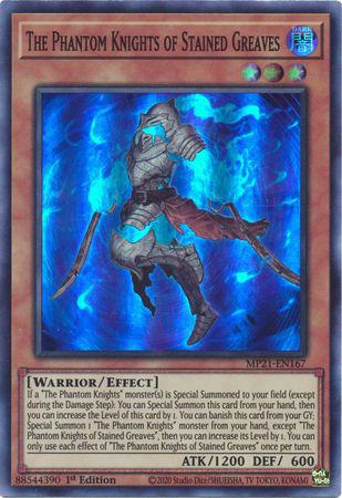 The Phantom Knights of Stained Greaves - MP21-EN167 - Super Rare - 1st Edition