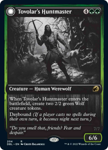 Tovolar's Huntmaster // Tovolar's Packleader [204] [Innistrad: Double Feature] [Non-Foil]