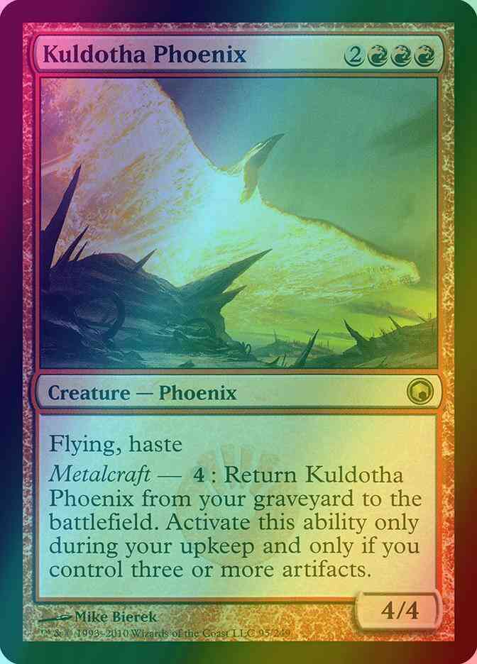 Kuldotha Phoenix [95] [Scars Of Mirrodin] [Foil]