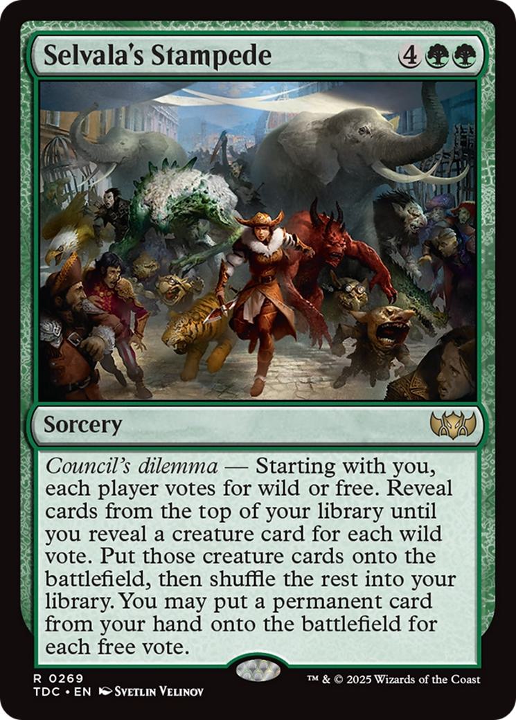 Selvala's Stampede [269] [Tarkir: Dragonstorm: Commander] [Non-Foil]