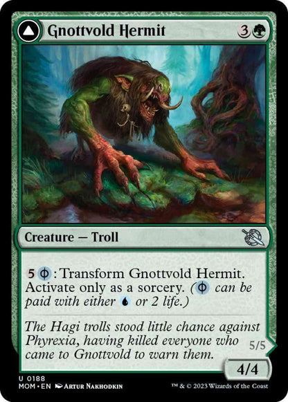 Gnottvold Hermit // Chrome Host Hulk [188] [March of the Machine] [Non-Foil]