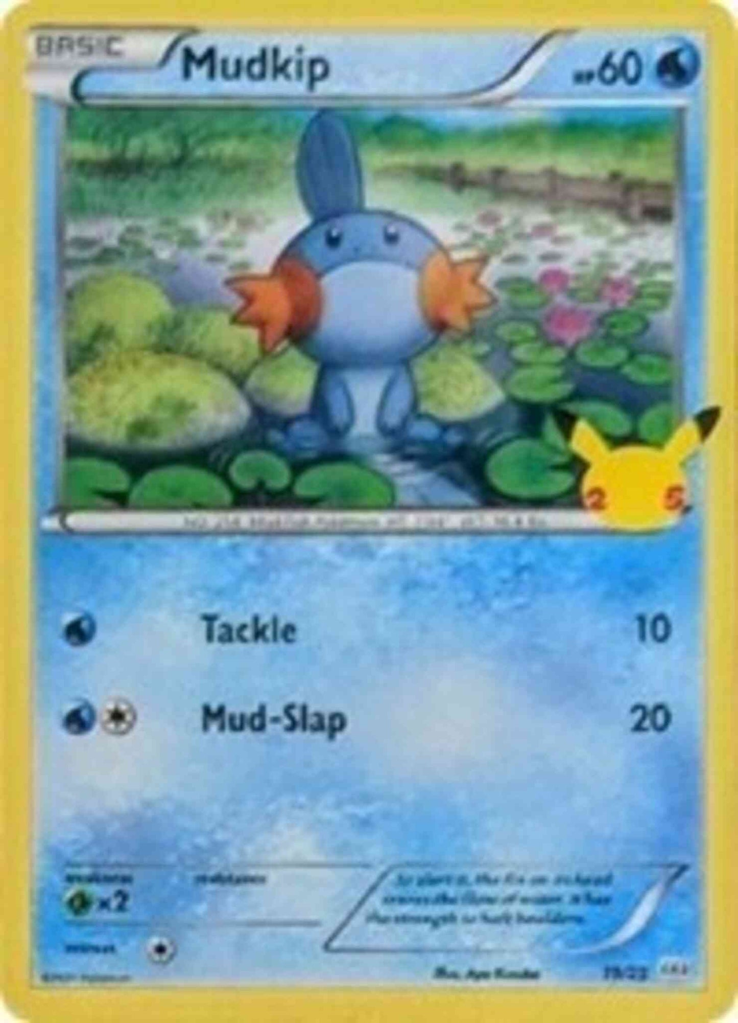 Mudkip - McDonald's 25th Anniversary - 19/25 - Promo [mcd21-19] [Non-Holo]