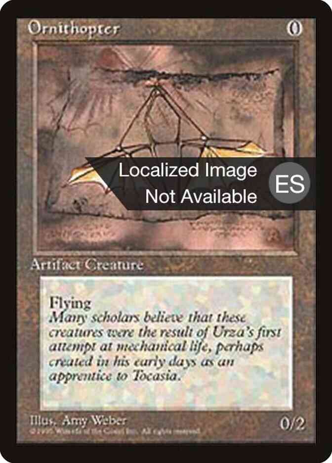 Ornithopter - Spanish [341] [Fourth Edition Black Border: Spanish] [Non-Foil]