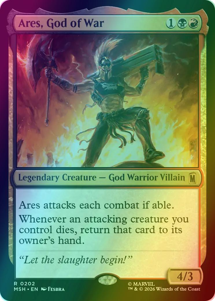 Ares, God of War [202] [Marvel Super Heroes] [Foil]