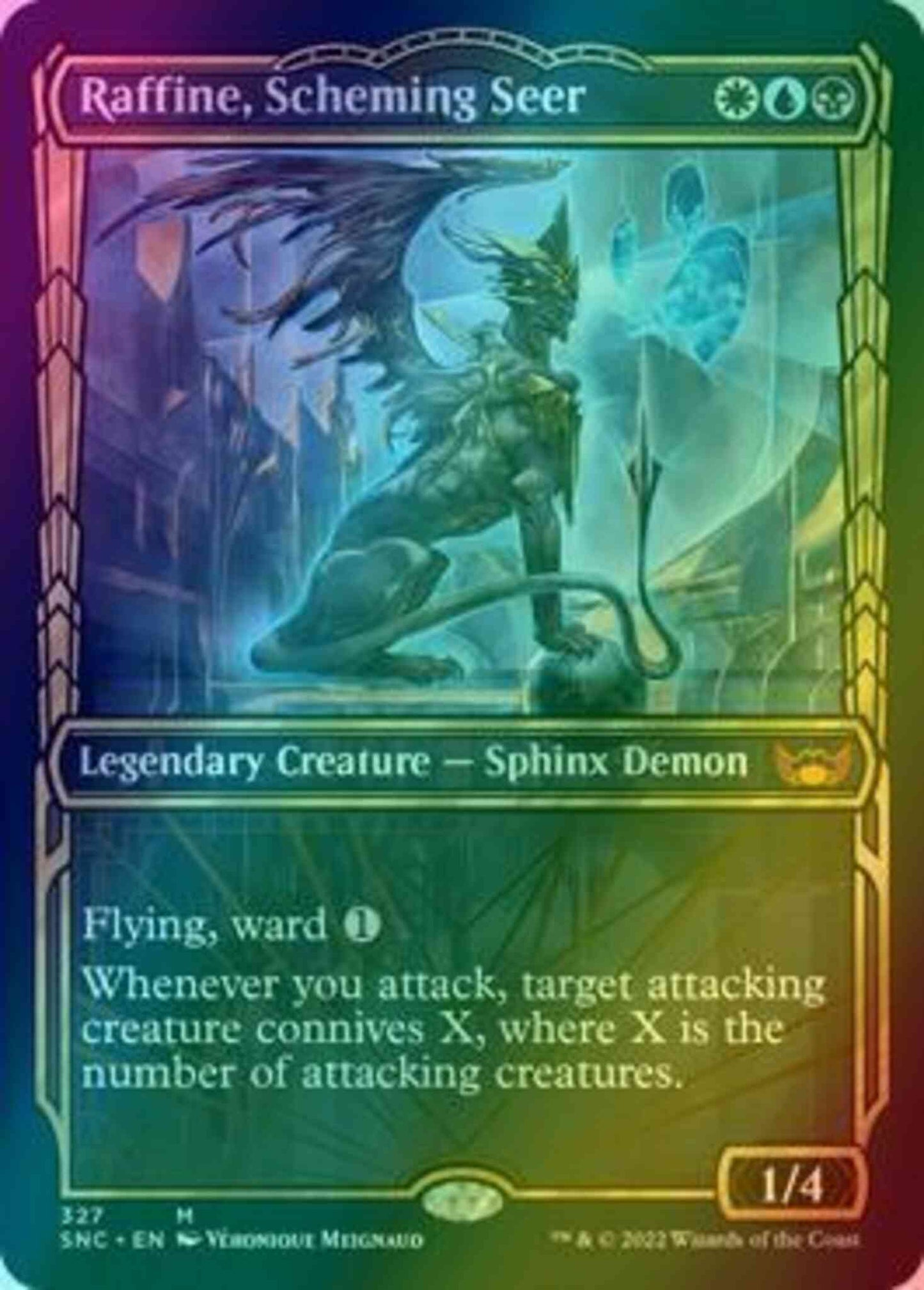 Raffine, Scheming Seer [327] [Golden Age Showcase] [Streets of New Capenna] [Foil]