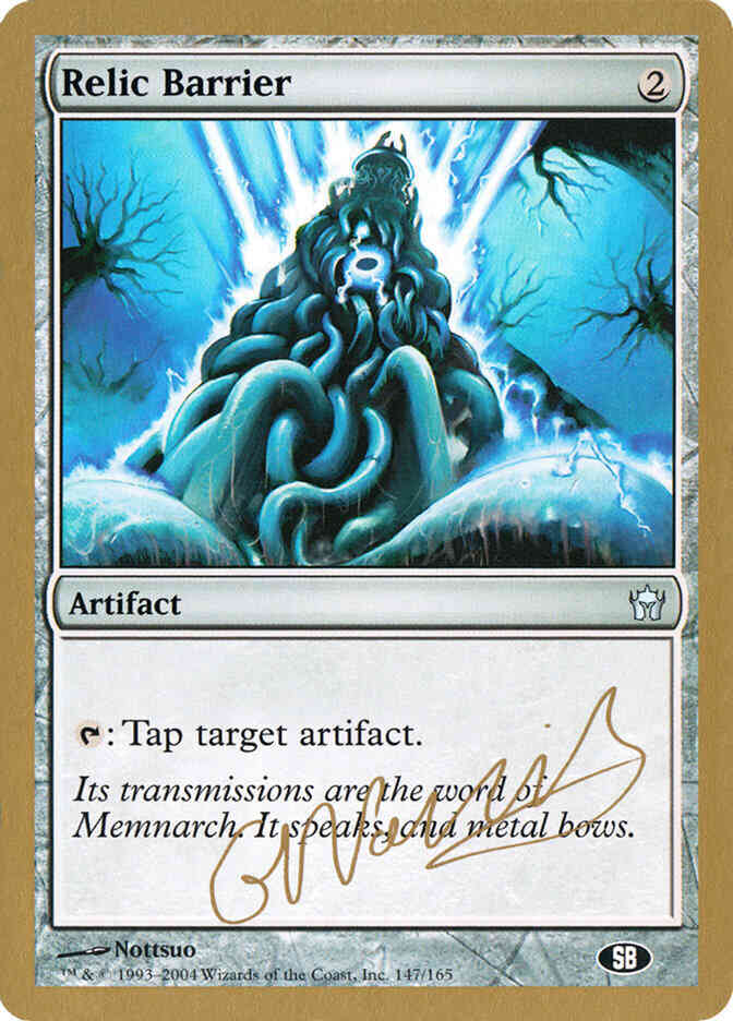 Relic Barrier [gn147] [World Championship Decks 2004] [Non-Foil]