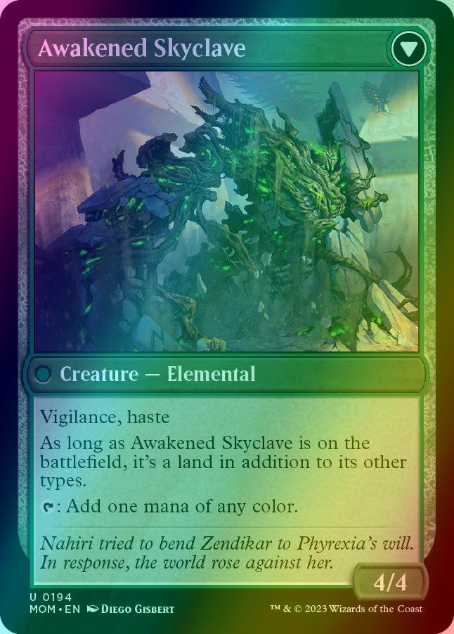 Invasion of Zendikar // Awakened Skyclave [194] [March of the Machine] [Foil]