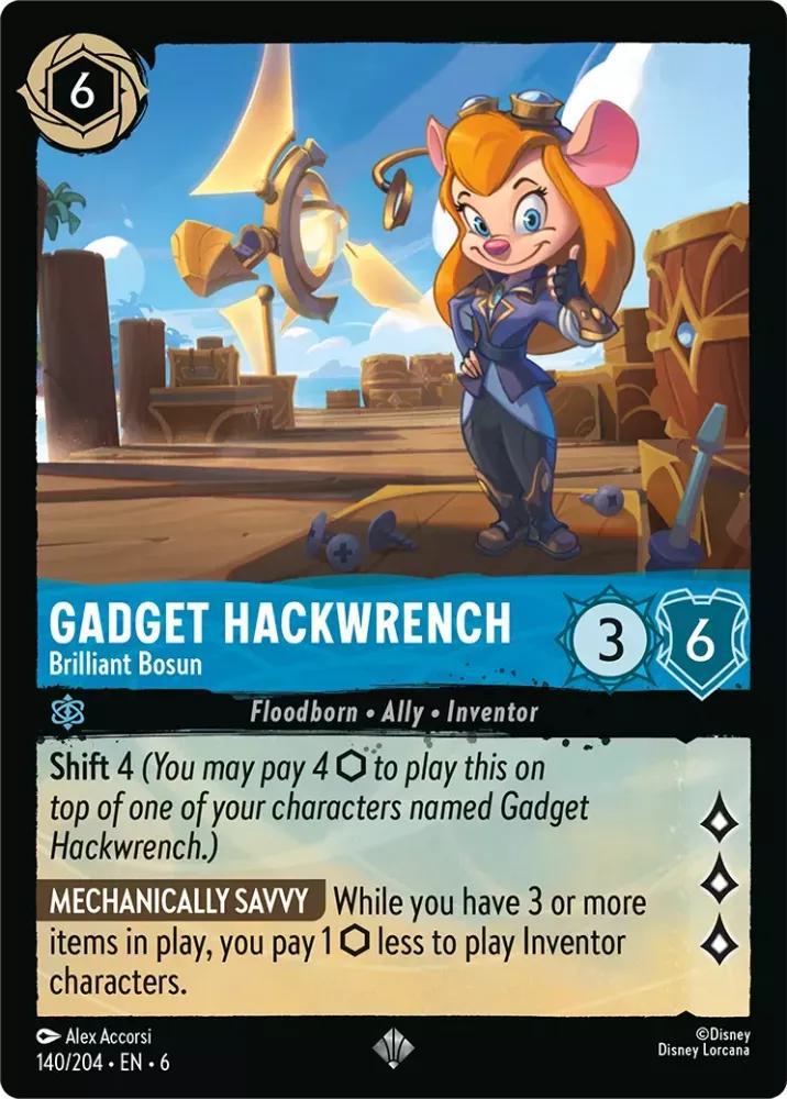 Gadget Hackwrench - Brilliant Bosun - 140/204 [Azurite Sea] [Non-Foil]