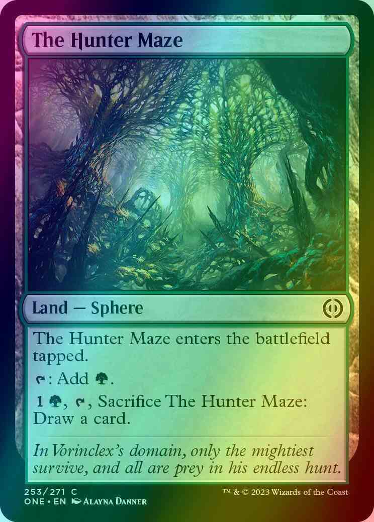 The Hunter Maze [253] [Phyrexia: All Will Be One] [Foil]