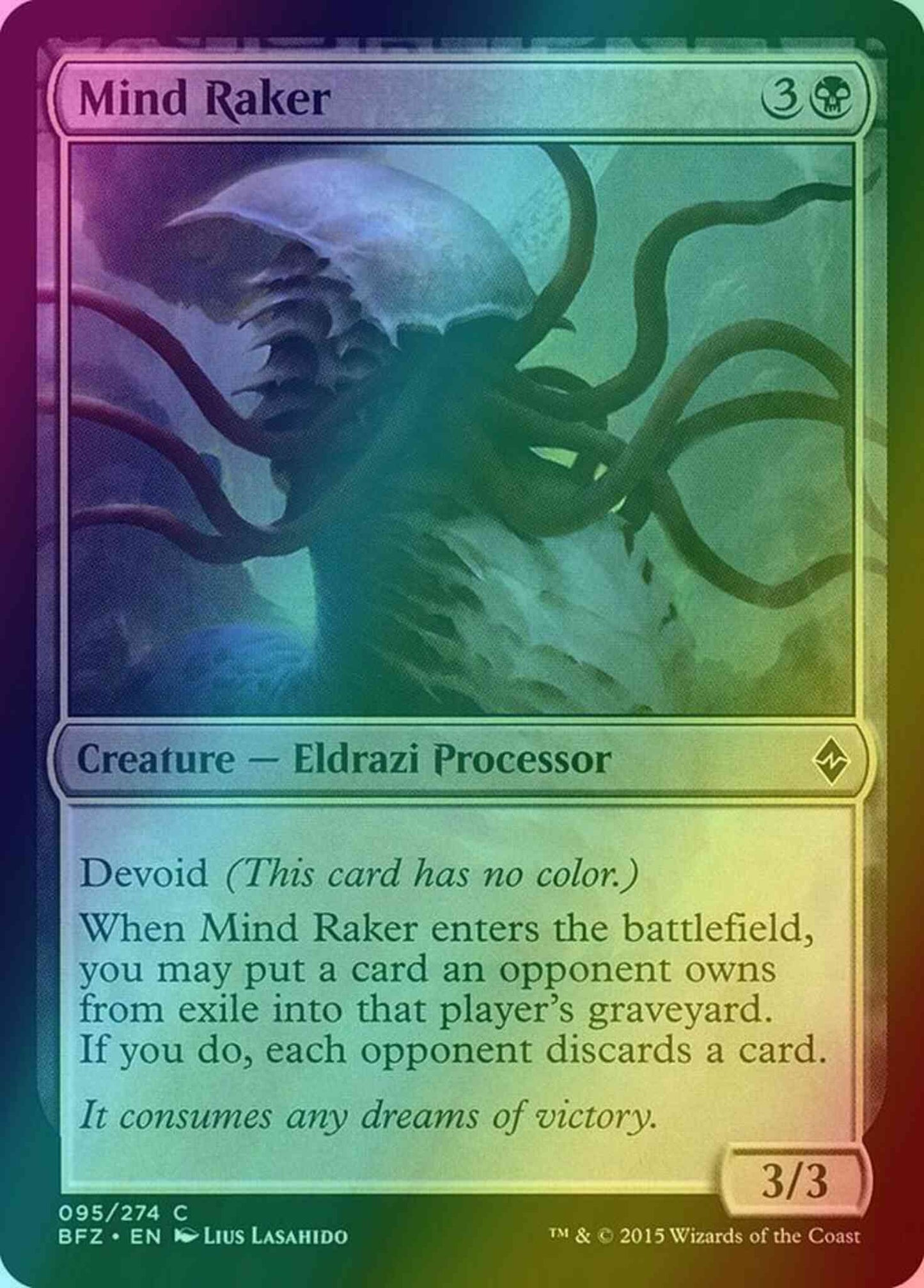 Mind Raker [95] [Battle for Zendikar] [Foil]