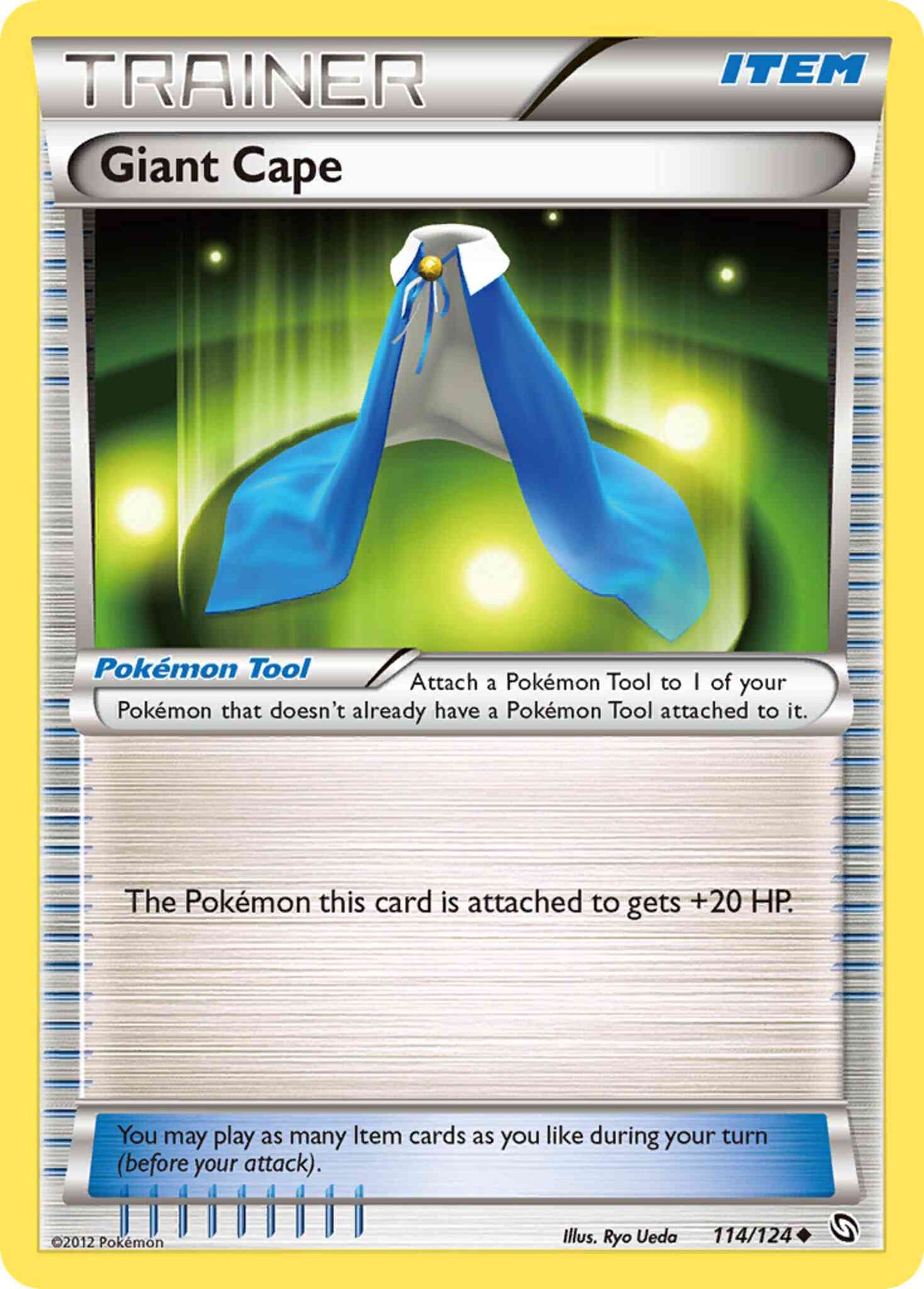 Giant Cape - 114/124 - Uncommon [bw6-114] [Reverse Holo]