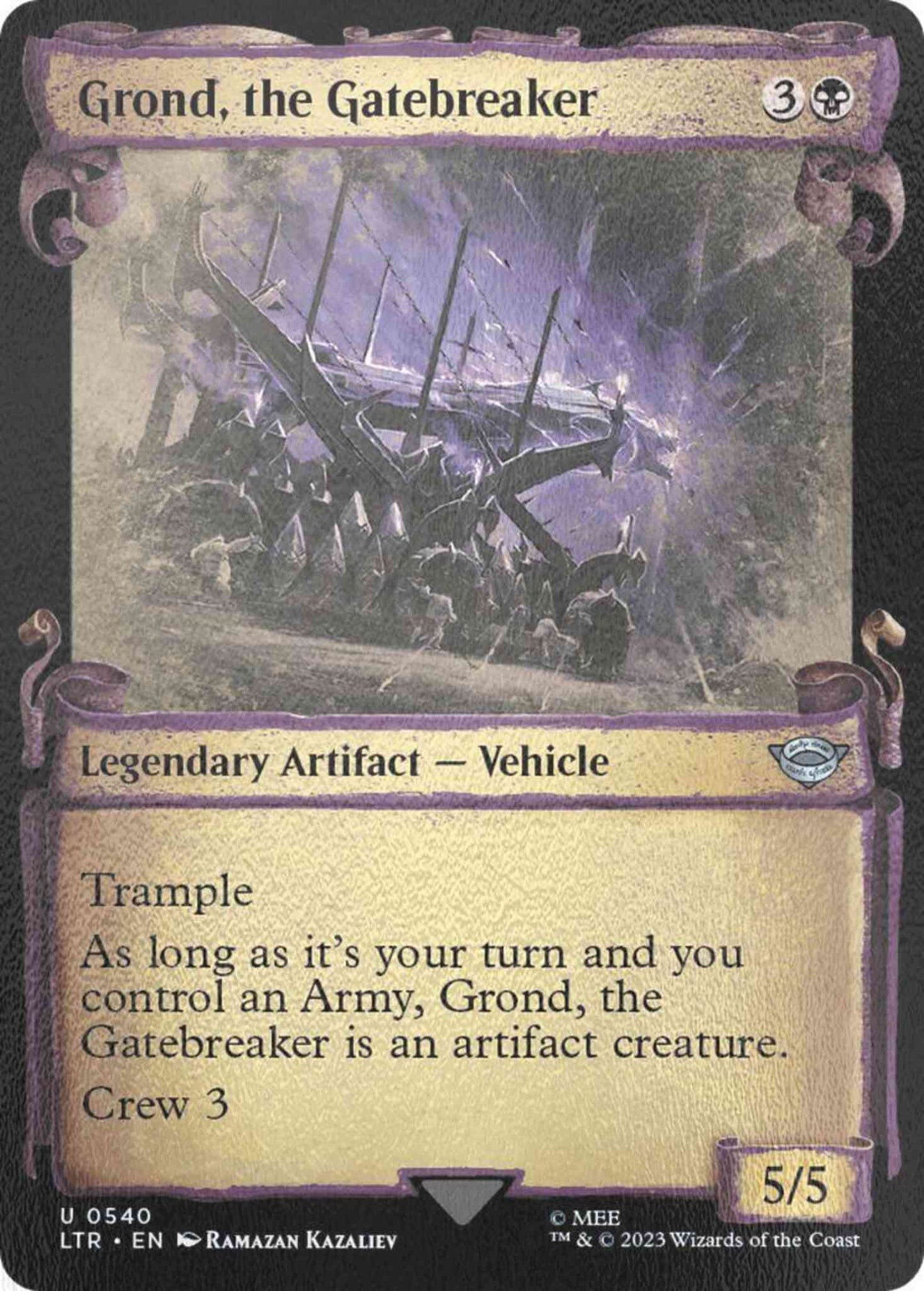 Grond, the Gatebreaker [540] [Scrolls Showcase] [The Lord of the Rings: Tales of Middle-earth] [Silver Foil]