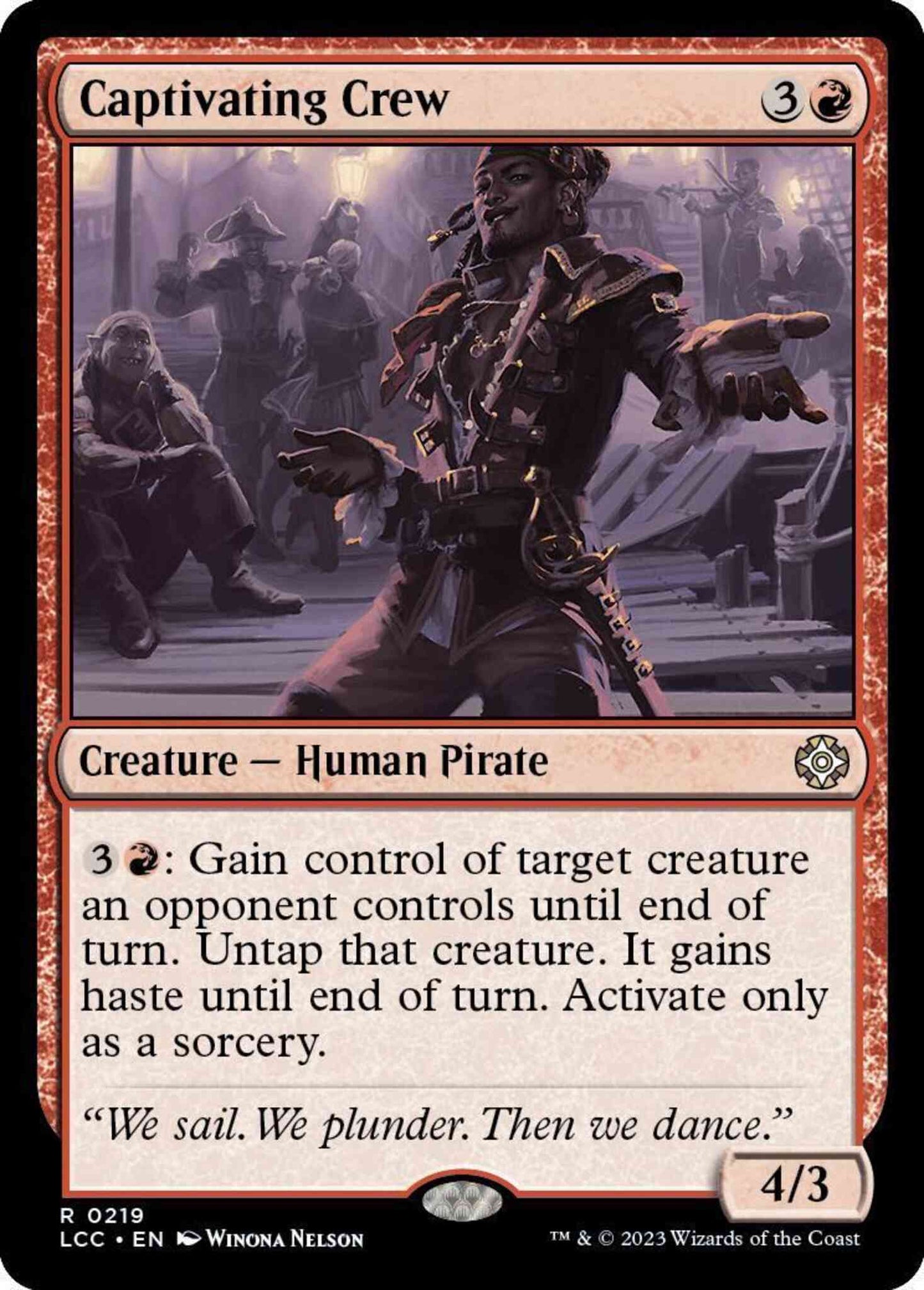 Captivating Crew [219] [The Lost Caverns of Ixalan: Commander] [Non-Foil]
