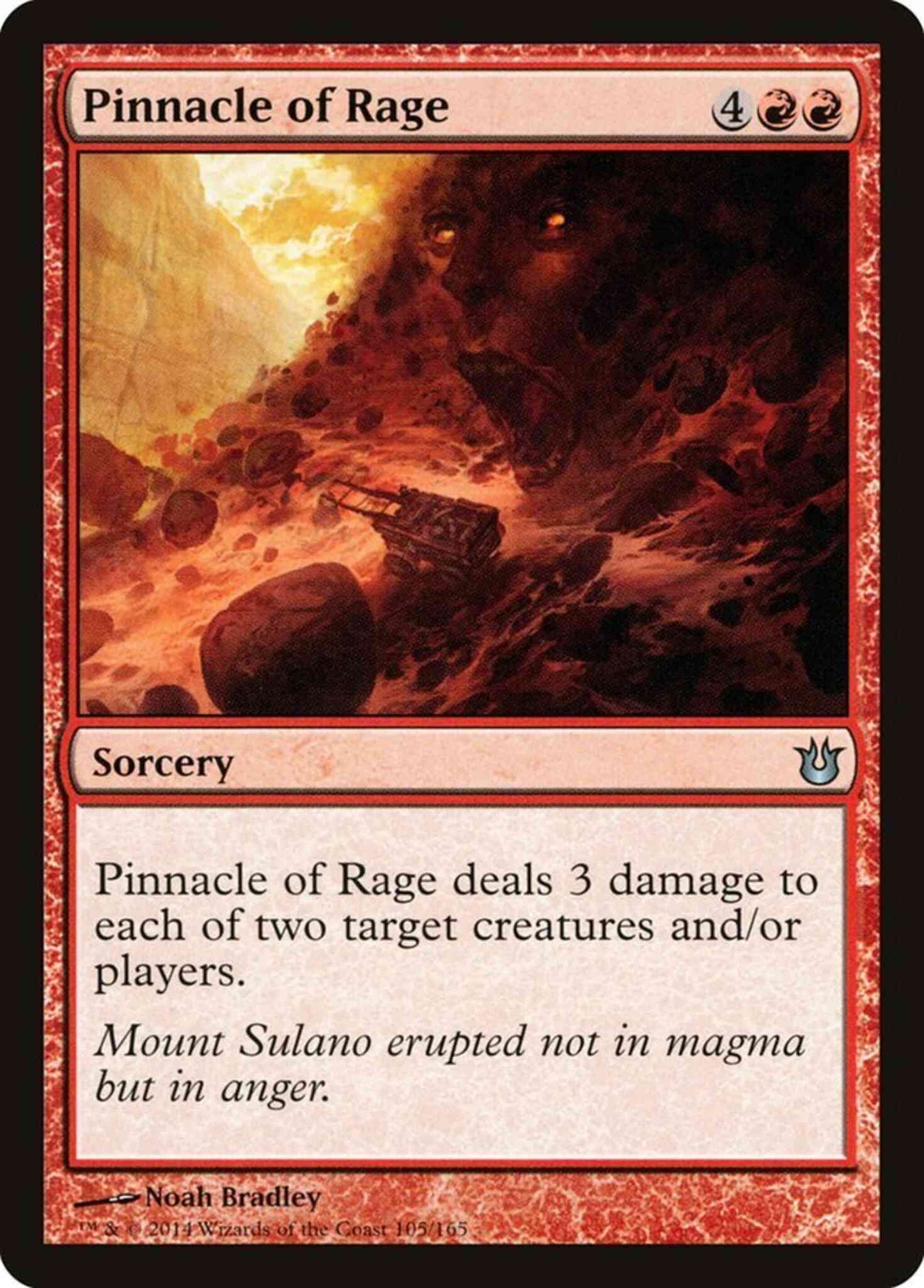 Pinnacle of Rage [105] [Born of the Gods] [Non-Foil]