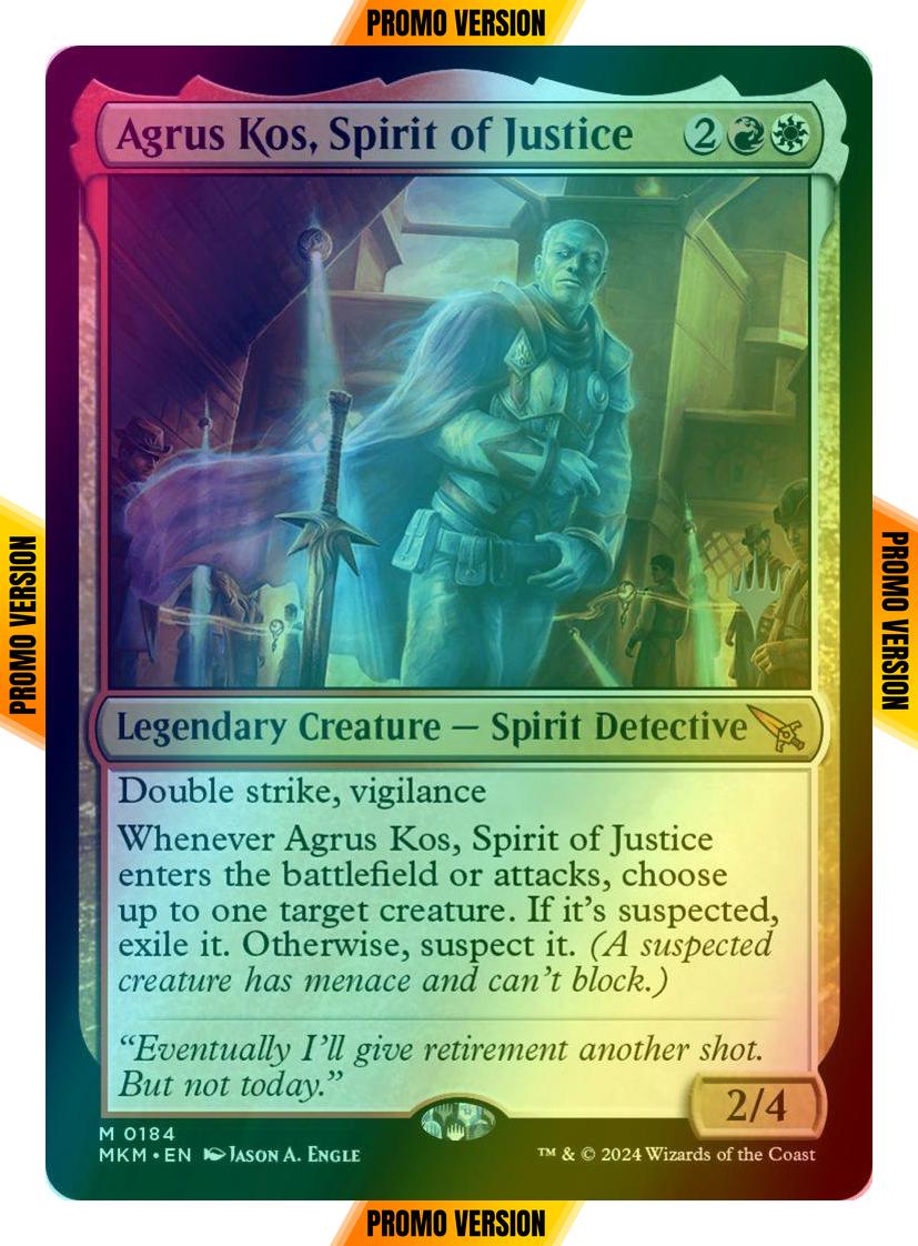 Agrus Kos, Spirit of Justice [184p] [Promo Pack] [Murders at Karlov Manor: Promos] [Foil]