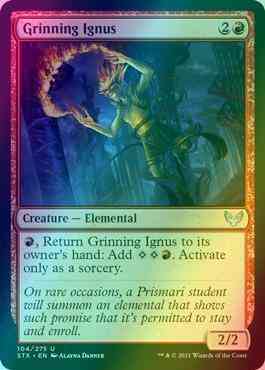 Grinning Ignus [104] [Strixhaven: School of Mages] [Foil]
