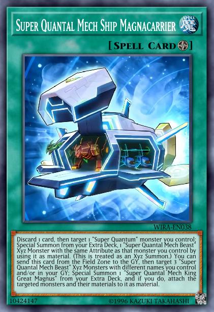 Super Quantal Mech Ship Magnacarrier - WIRA-EN038 - Rare - 1st Edition