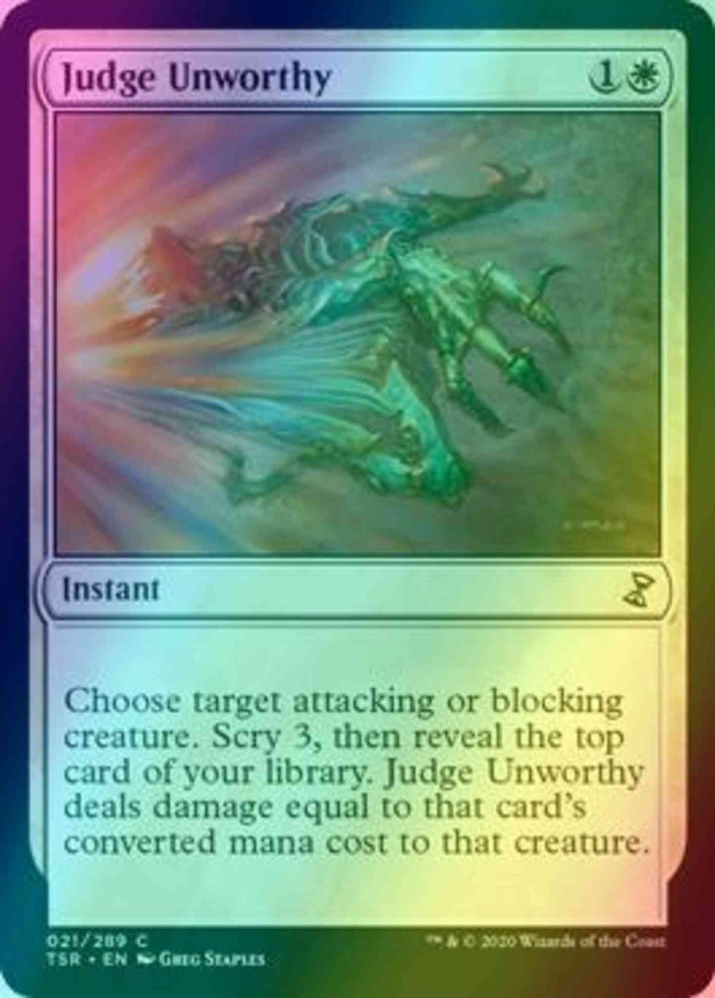 Judge Unworthy [21] [Time Spiral Remastered] [Foil]