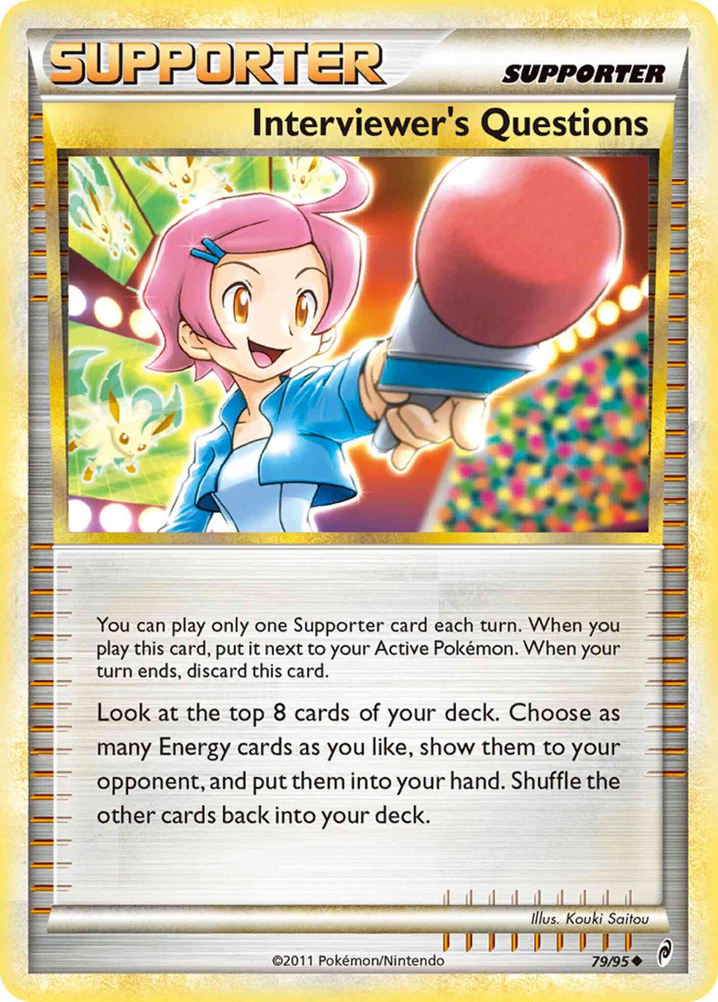 Interviewer's Questions - 79/95 - Uncommon [col1-79] [Non-Holo]