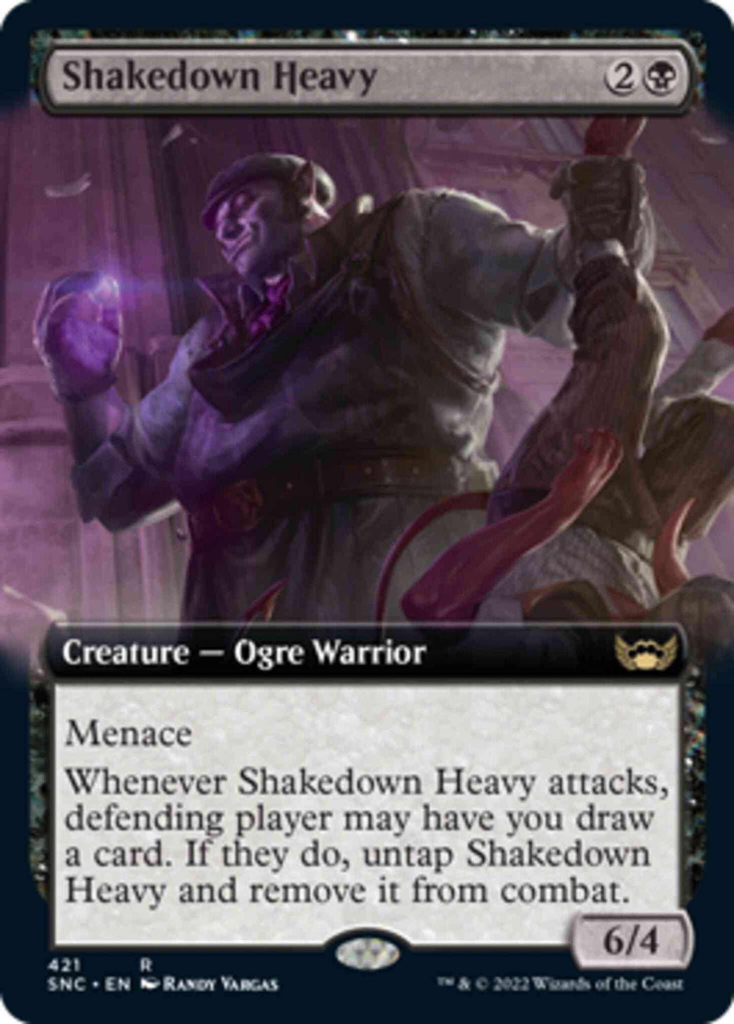 Shakedown Heavy [421] [Extended Art] [Streets of New Capenna] [Non-Foil]