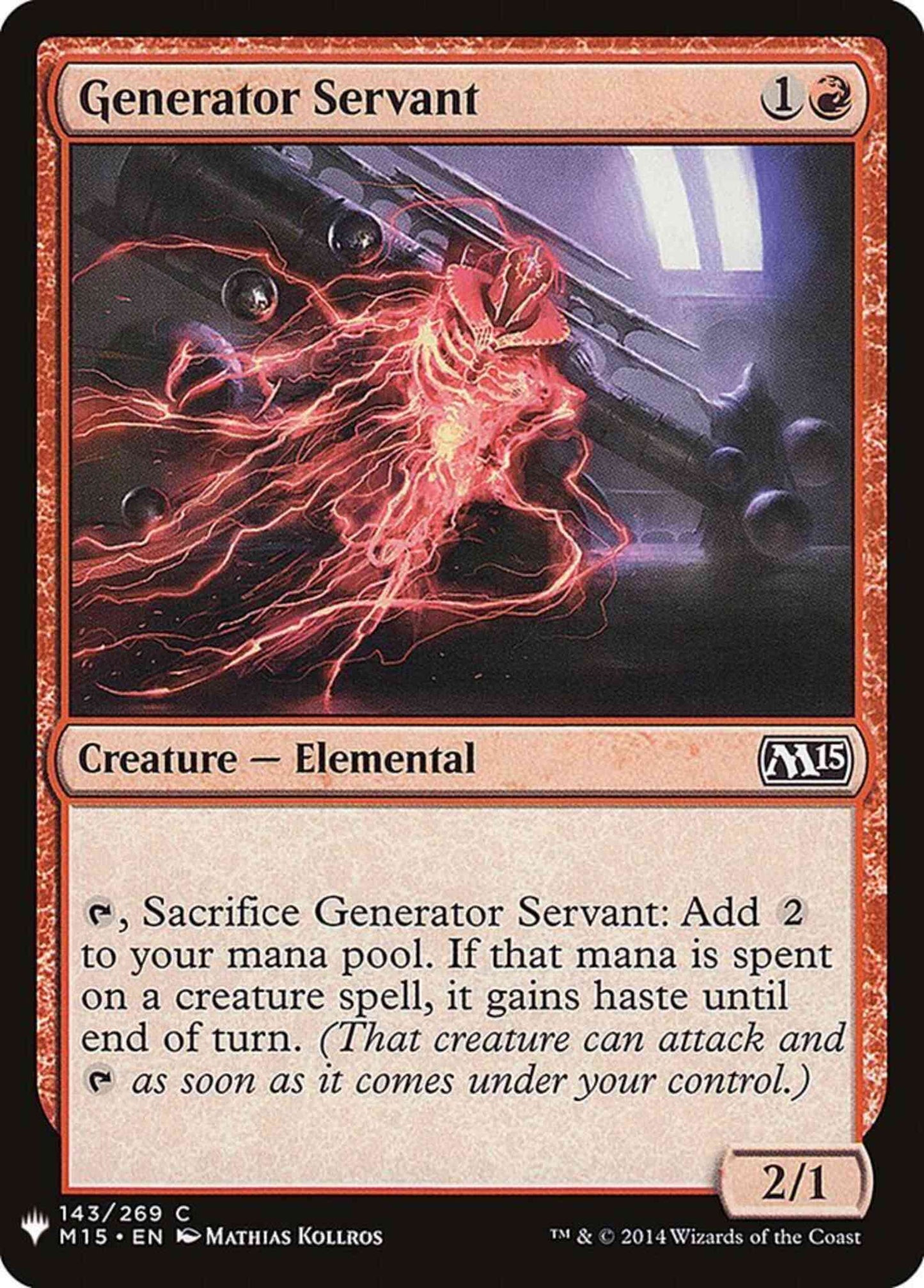 Generator Servant [M15-143] [The List] [Non-Foil]
