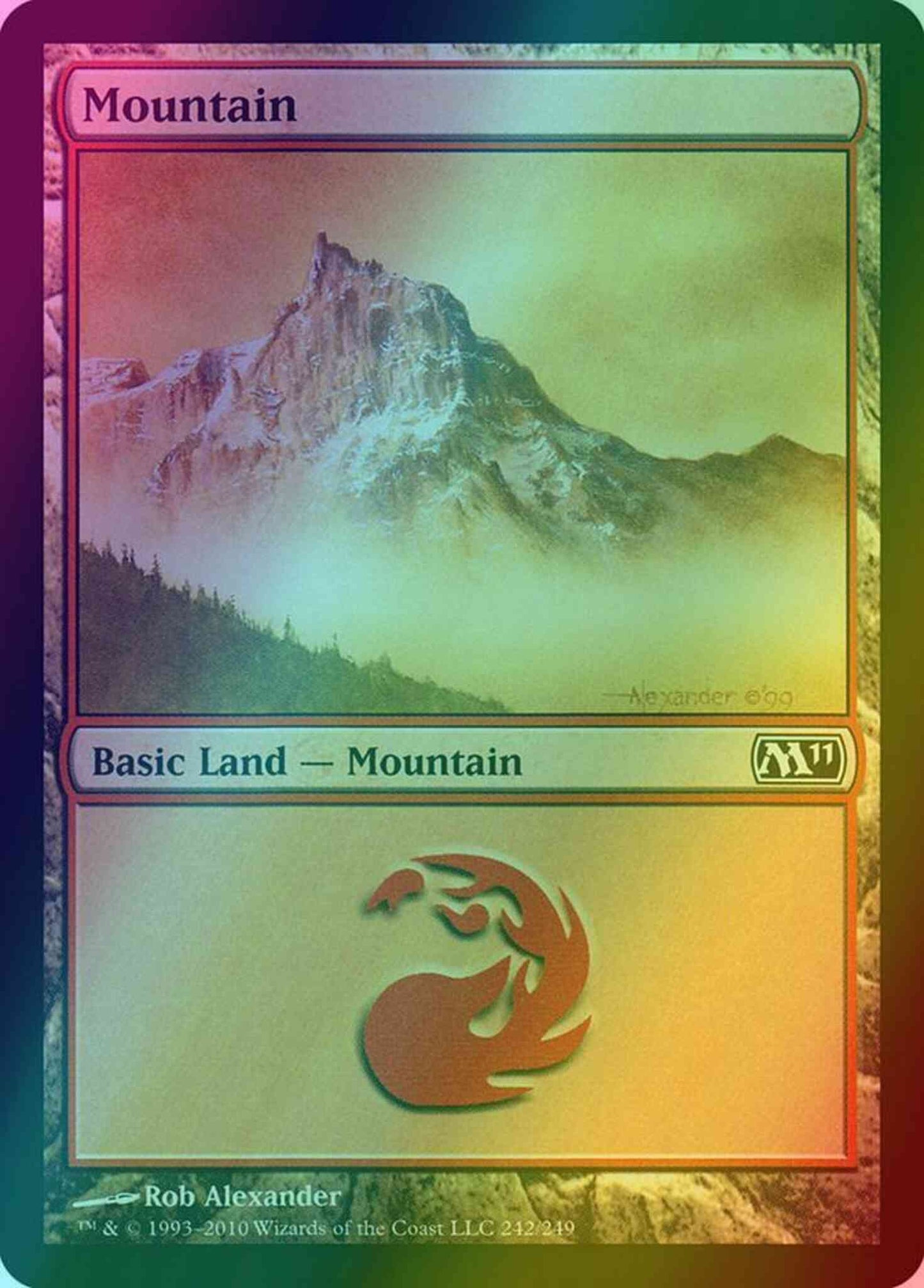 Mountain [242] [Magic 2011] [Foil]