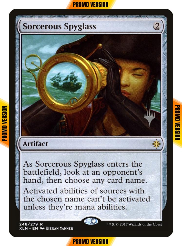 Sorcerous Spyglass [248p] [Promo Pack] [Ixalan Promos] [Non-Foil]