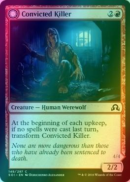 Convicted Killer // Branded Howler [149] [Shadows over Innistrad] [Foil]
