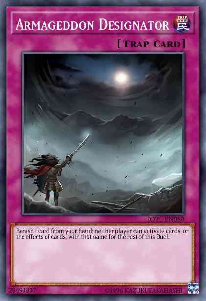Armageddon Designator - JOTL-EN080 - Common - Unlimited