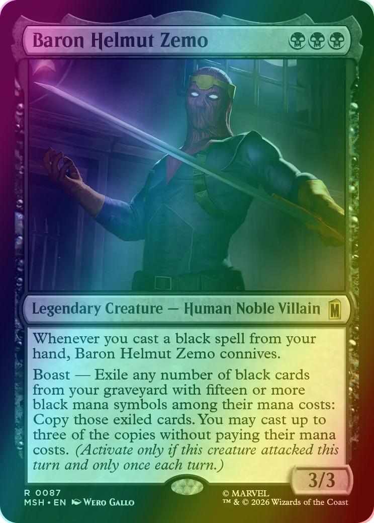 Baron Helmut Zemo [87] [Marvel Super Heroes] [Foil]