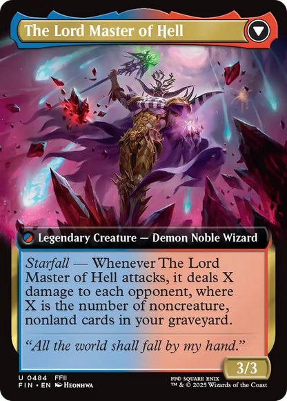 The Emperor of Palamecia // The Lord Master of Hell [484] [Extended Art] [FINAL FANTASY] [Non-Foil]