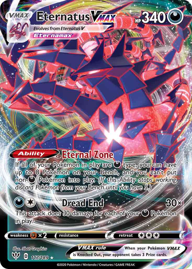 Eternatus VMAX - 117/189 - Rare Ultra [swsh3-117] [Ultra]