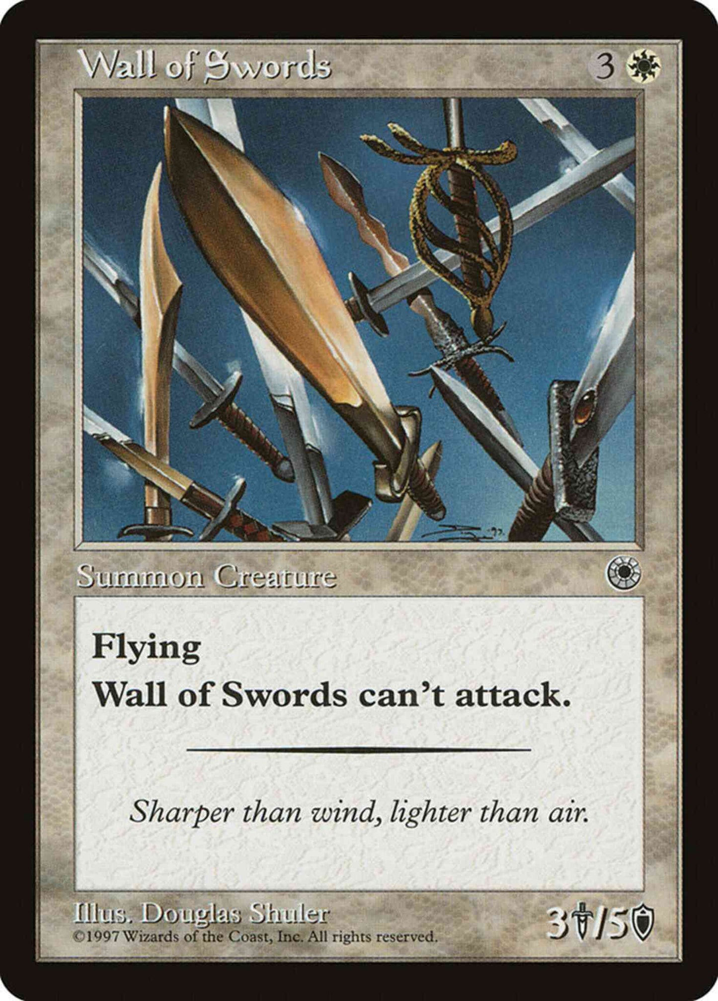 Wall of Swords [37] [Portal 1] [Non-Foil]
