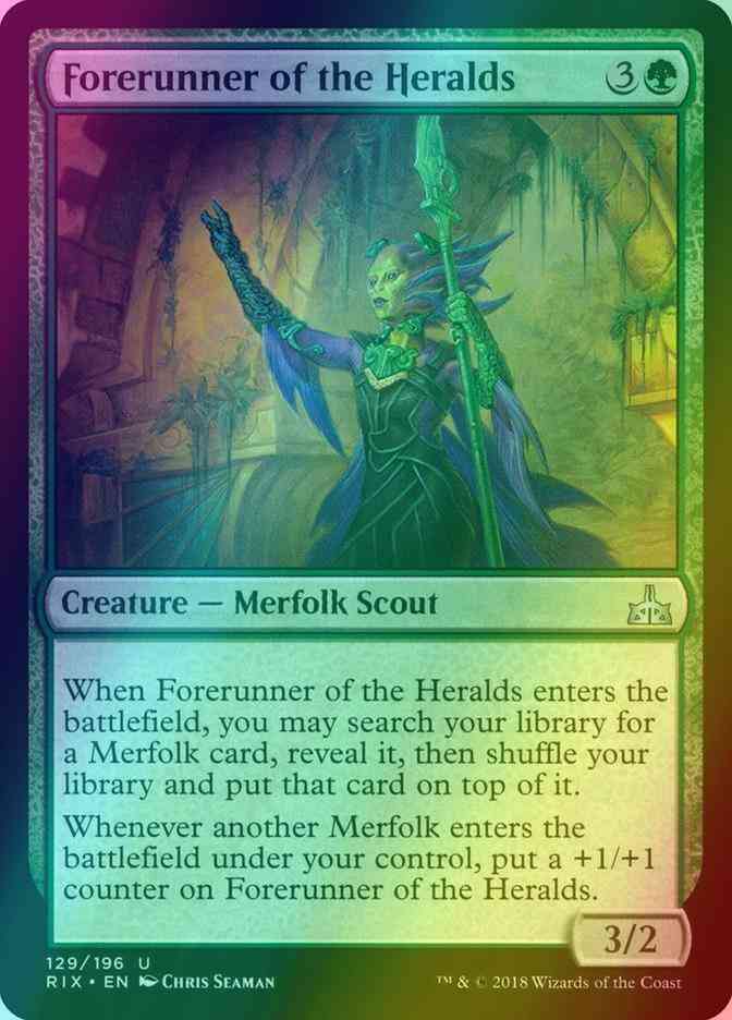 Forerunner of the Heralds [129] [Rivals of Ixalan] [Foil]