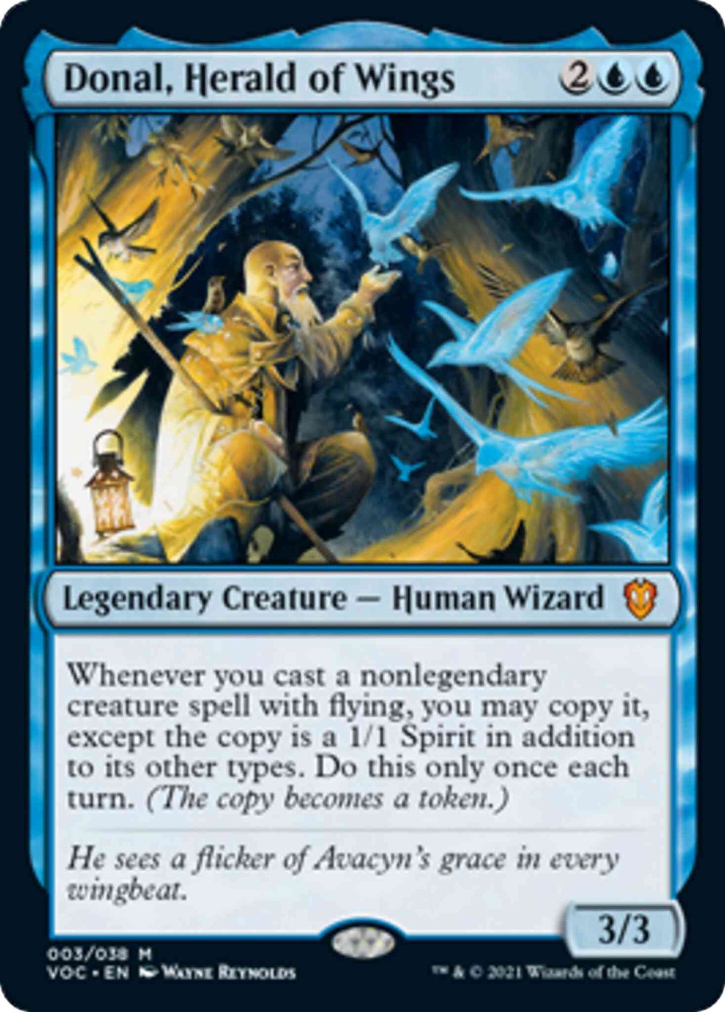 Donal, Herald of Wings [3] [Innistrad: Crimson Vow: Commander] [Non-Foil]