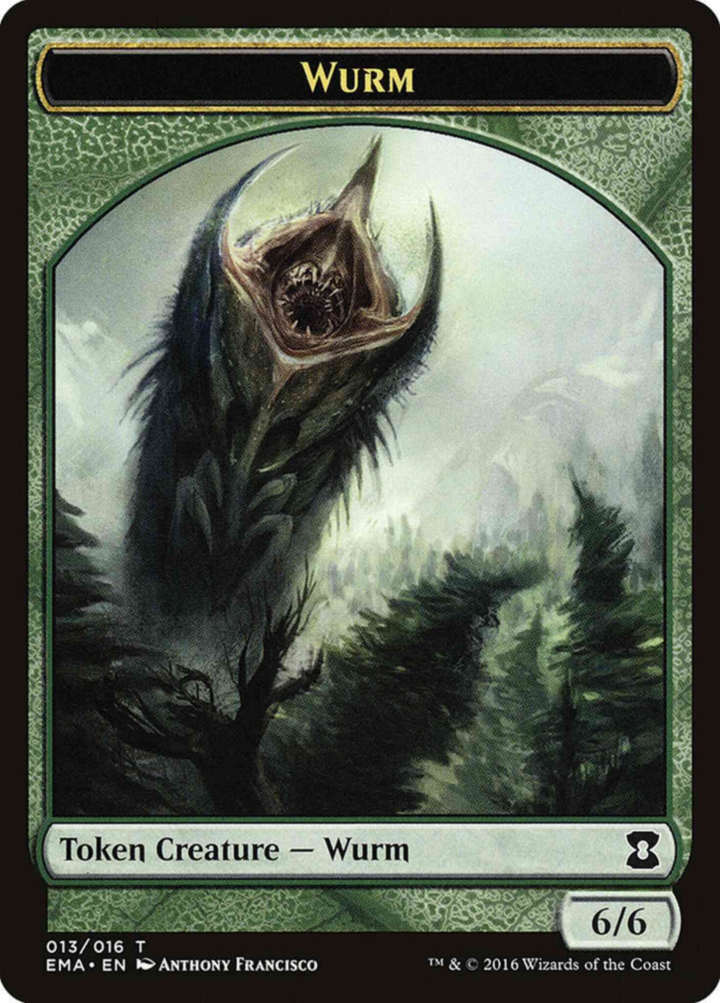 Wurm Token [13] [Eternal Masters Tokens] [Non-Foil]