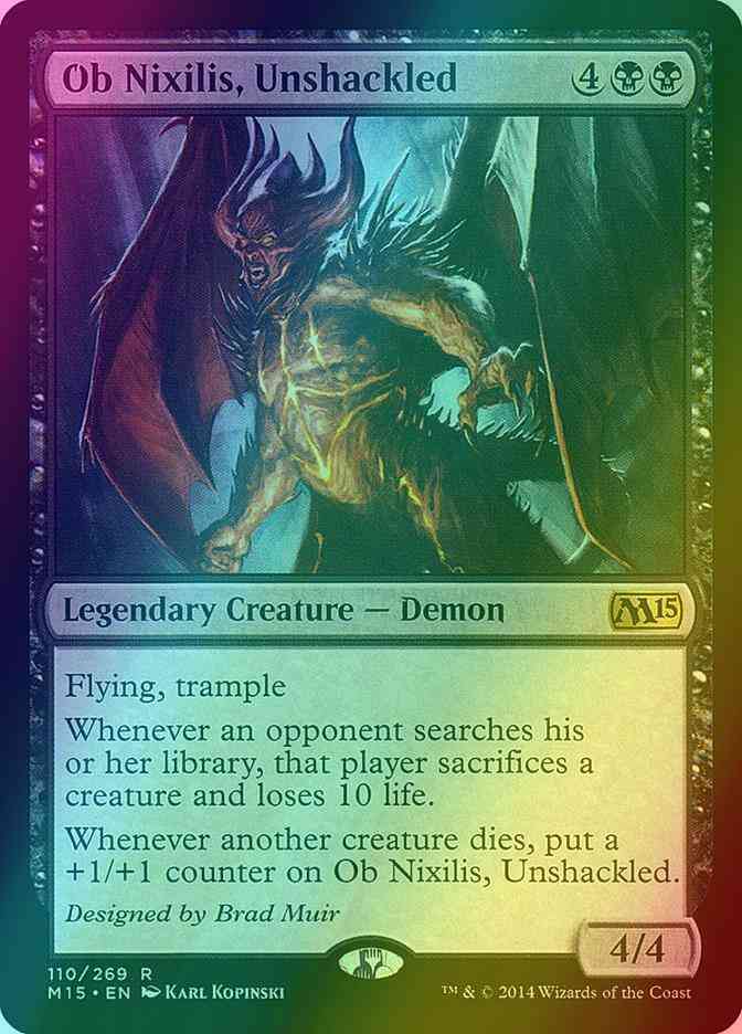 Ob Nixilis, Unshackled [110] [Magic 2015] [Foil]