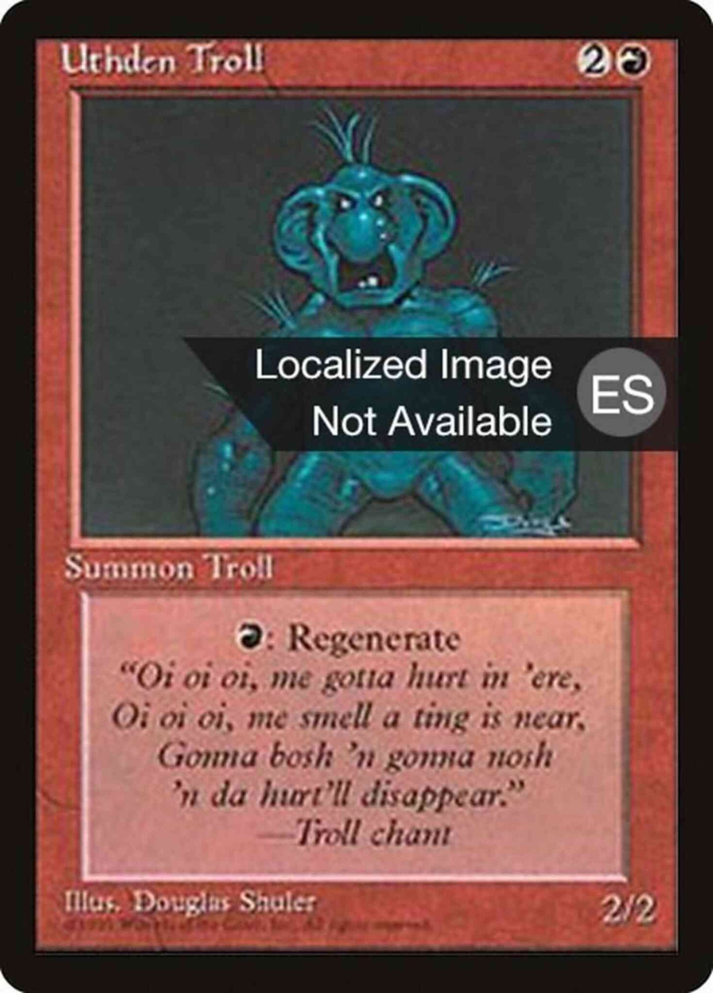 Uthden Troll - Japanese [228] [Fourth Edition Black Border: Japanese] [Non-Foil]