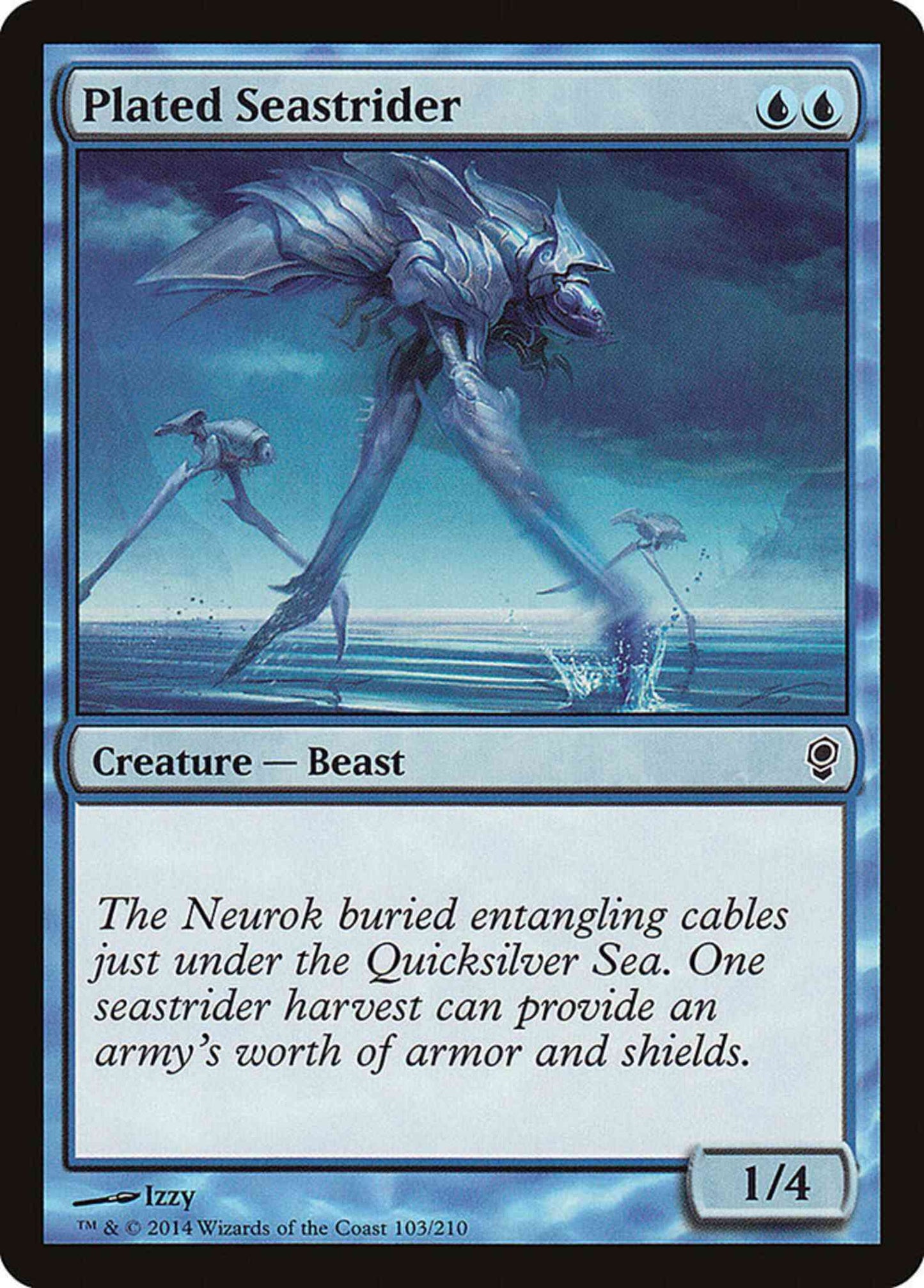 Plated Seastrider [103] [Conspiracy] [Non-Foil]