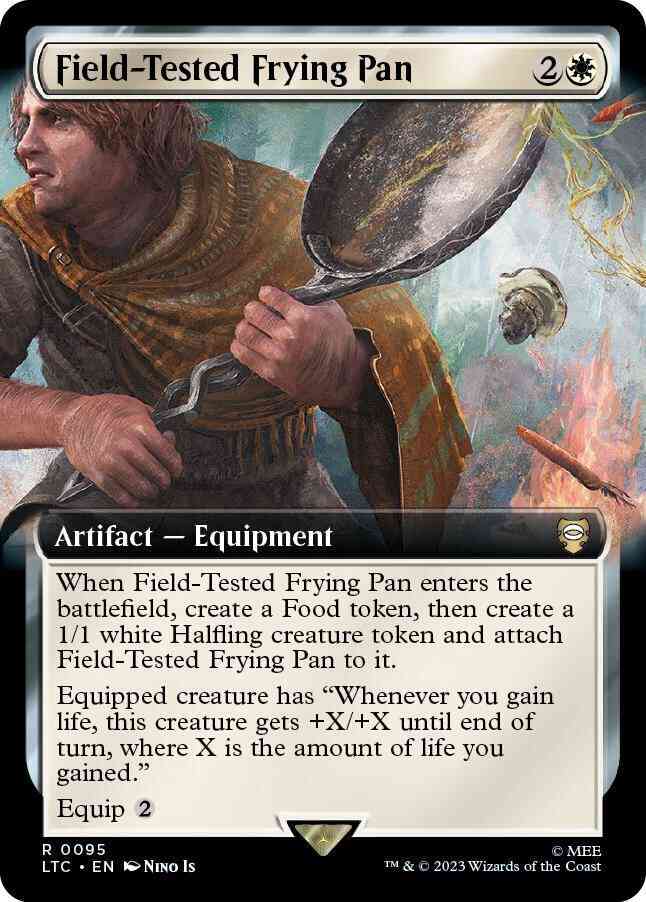 Field-Tested Frying Pan [95] [Extended Art] [The Lord of the Rings: Tales of Middle-earth: Commander] [Non-Foil]