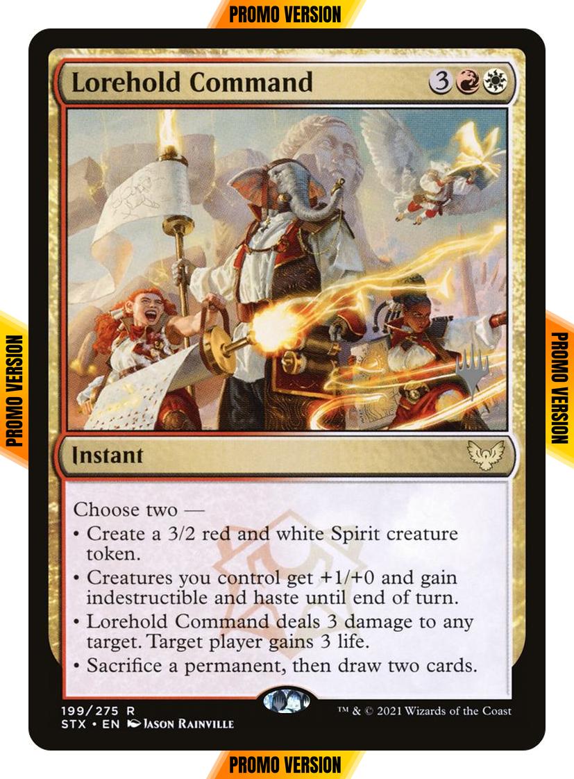 Lorehold Command [Promo Pack] [199p] [Strixhaven: School of Mages Promos] [Non-Foil]