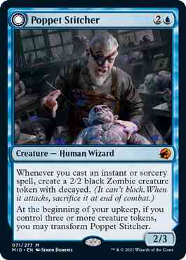 Poppet Stitcher // Poppet Factory [71] [Innistrad: Midnight Hunt] [Non-Foil]