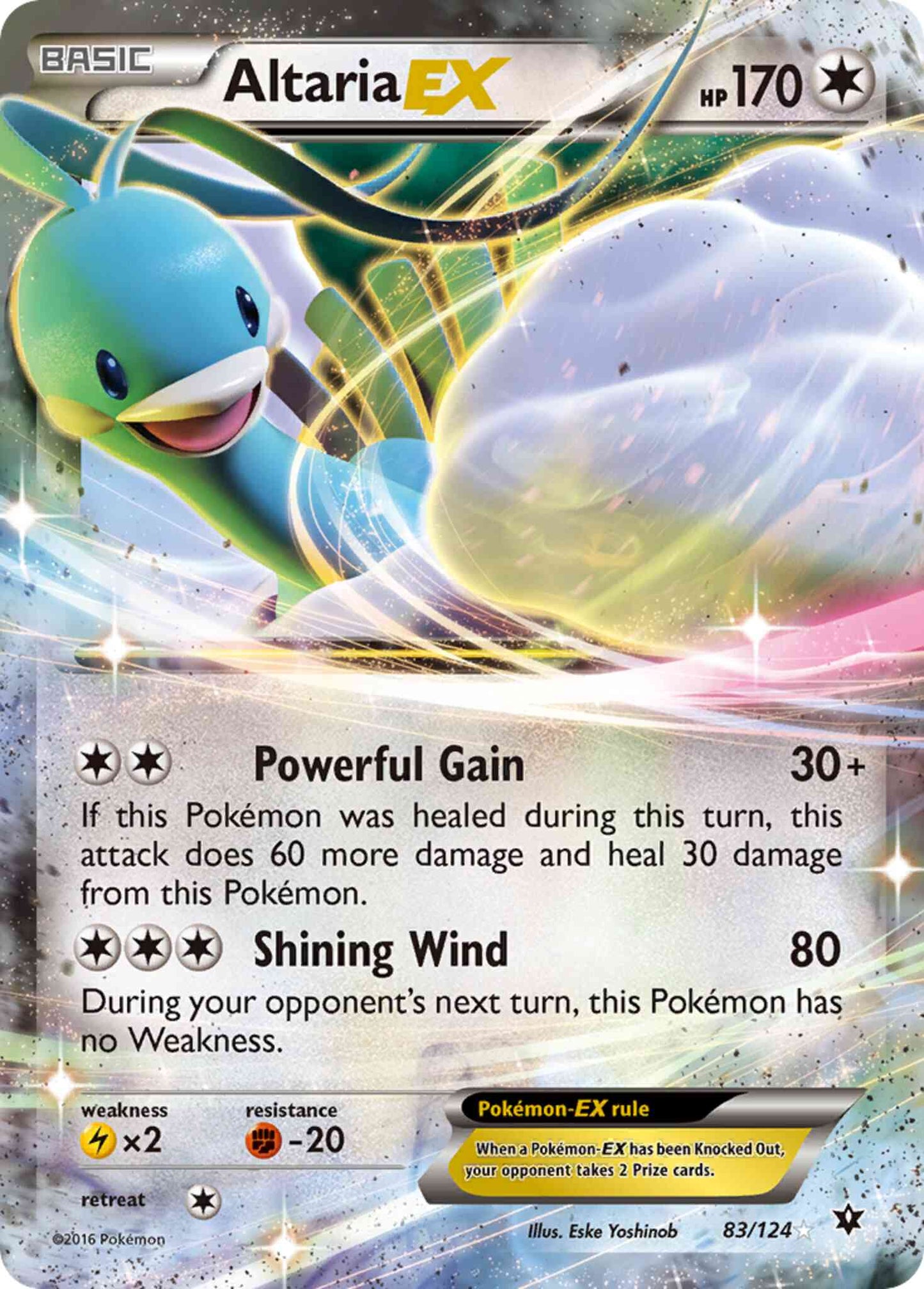 Altaria-EX - 83/124 - Rare Holo EX [xy10-83] [Ultra]
