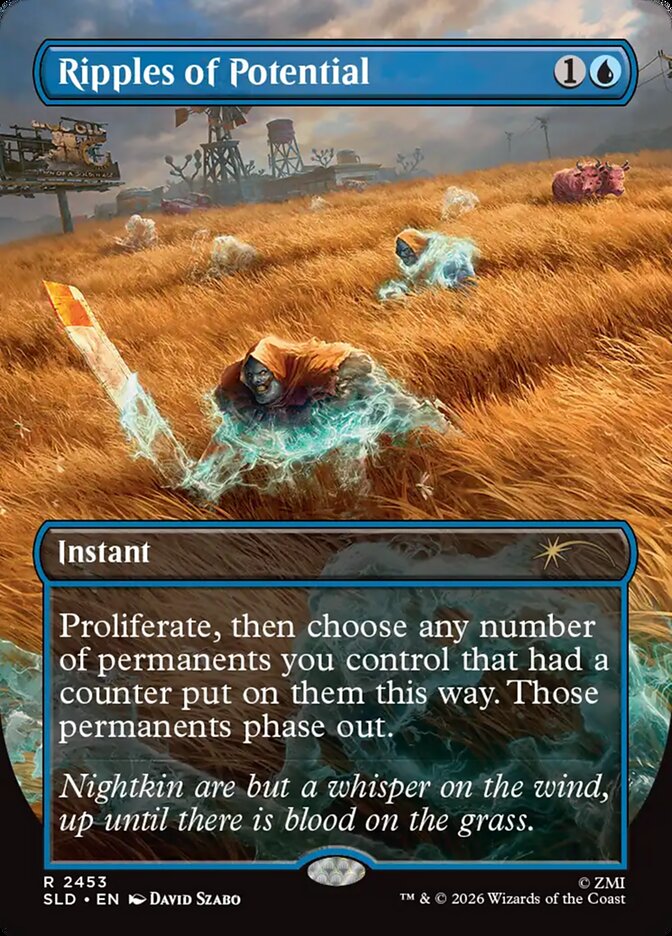 Ripples of Potential [2453] [Borderless] [Fallout: Rad] [Secret Lair Drop] [Non-Foil]