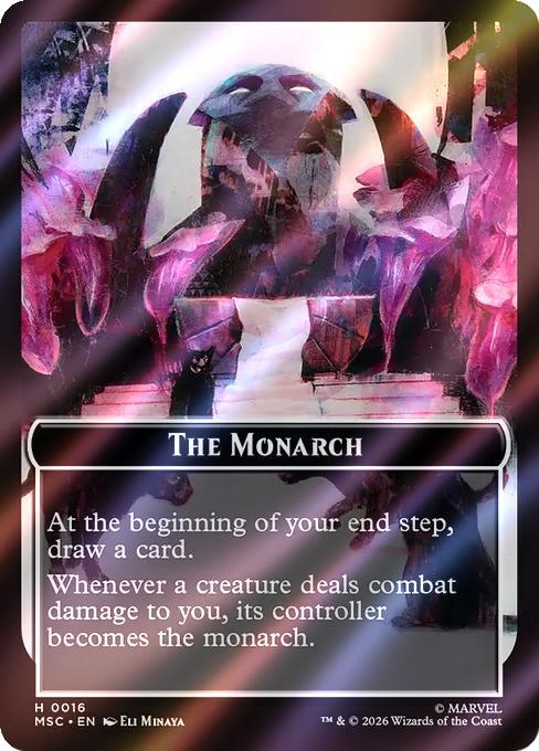 The Monarch Token (16) // Vibranium Token (31) [Marvel Super Heroes: Commander: Tokens] [Surge Foil]