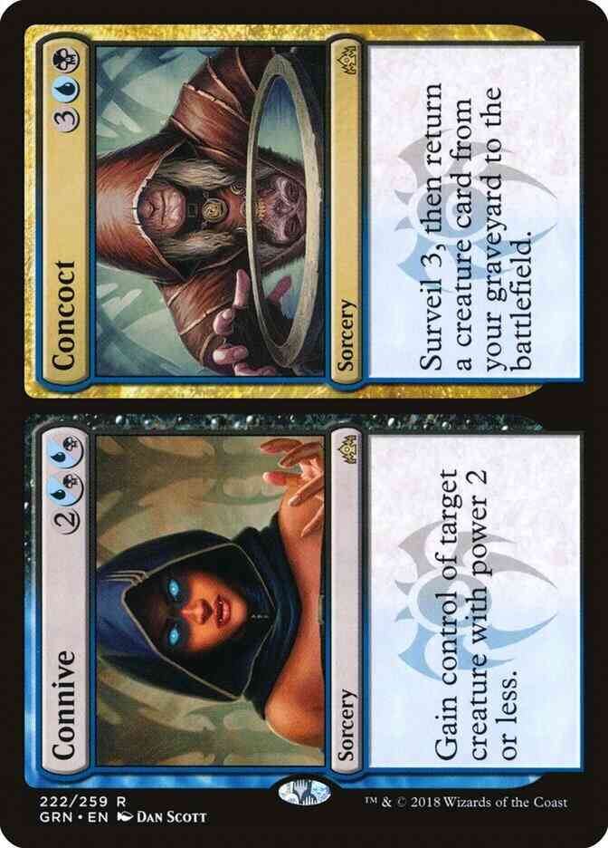 Connive // Concoct [222] [Guilds of Ravnica] [Foil]