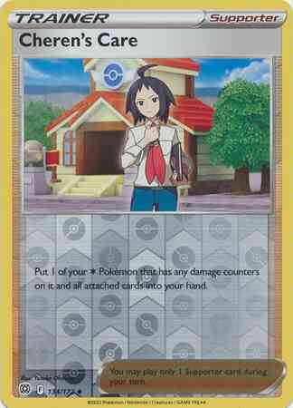 Cheren's Care - 134/172 - Uncommon [swsh9-134] [Reverse Holo]