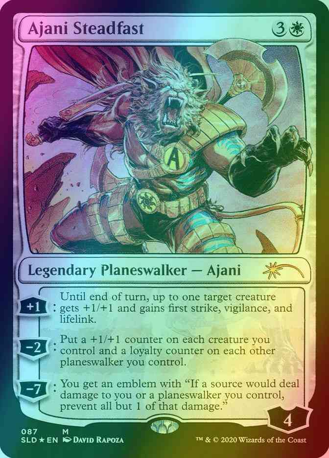 Ajani Steadfast [0087] [The Path Not Traveled] [Secret Lair Drop] [Foil]