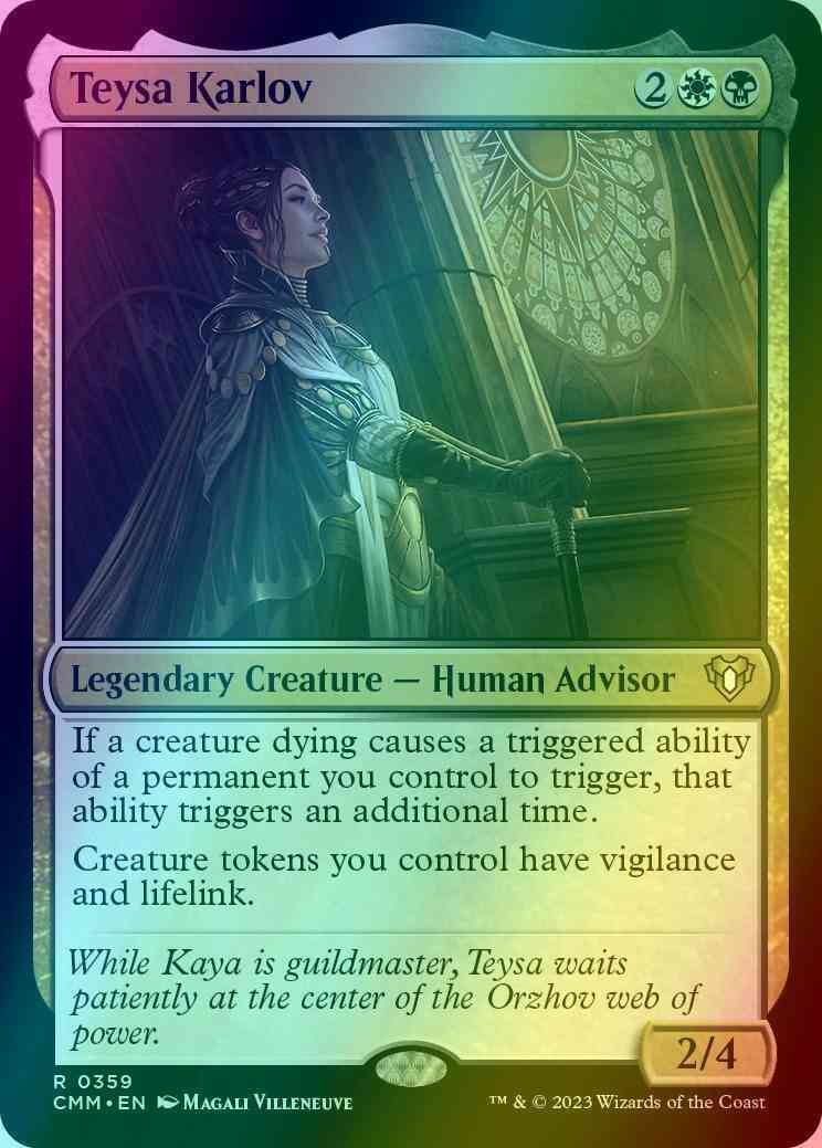 Teysa Karlov [359] [Commander Masters] [Foil]